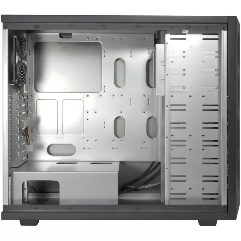 Arvutikorpus INTER-TECH 88887382 Micro Tower Must — Micro Tower, toetab ATX/EATX/SSI EEB/Micro ATX/Mini-ITX, 7×3,5-tollist pesa, 2×2,5-tollist pesa, 10×5,25-tollist pesa, 2×USB 3.2 Gen1