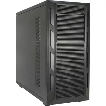 Arvutikorpus INTER-TECH 88887382 Micro Tower Must — Micro Tower, toetab ATX/EATX/SSI EEB/Micro ATX/Mini-ITX, 7×3,5-tollist pesa, 2×2,5-tollist pesa, 10×5,25-tollist pesa, 2×USB 3.2 Gen1