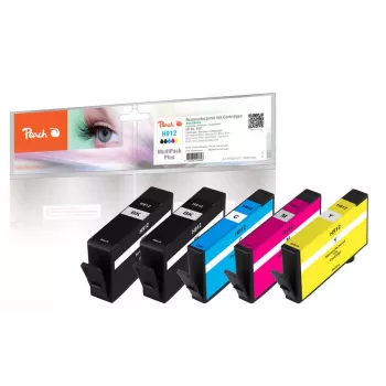 Peach PI300-971 tindikassett 5 tk Ühilduv Tavamaht Must, Tsüaan, magenta, Kollane