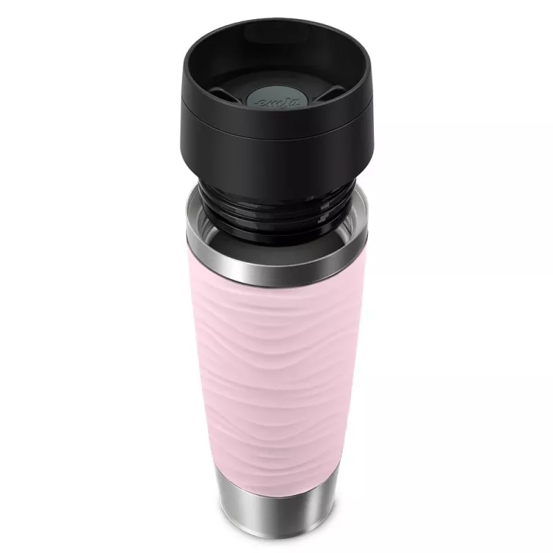 EMSA Travel Mug Waves Grande 500 ml roosa, roostevaba teras