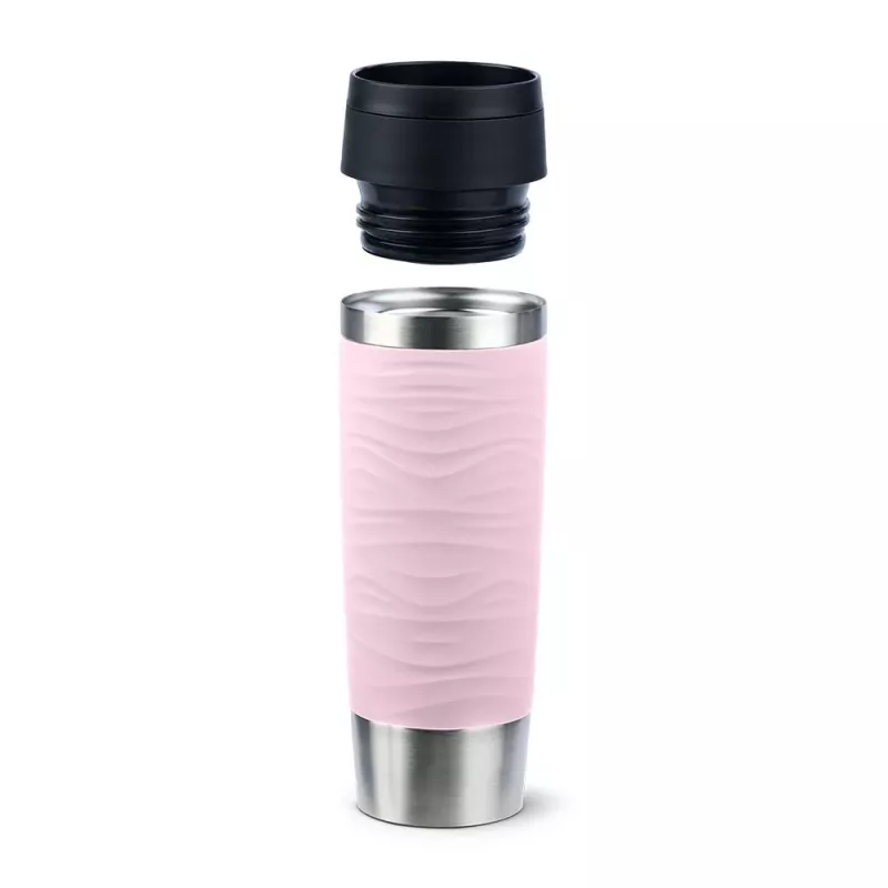 EMSA Travel Mug Waves Grande 500 ml roosa, roostevaba teras