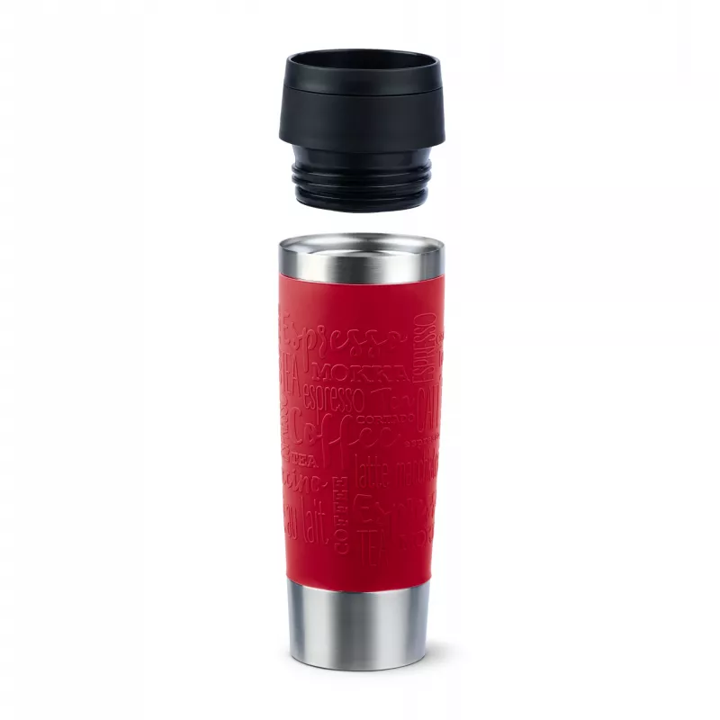 EMSA reisikruus Classic N2022200 reisikruus 500 ml Must, Punane, Roostevaba teras Roostevaba teras