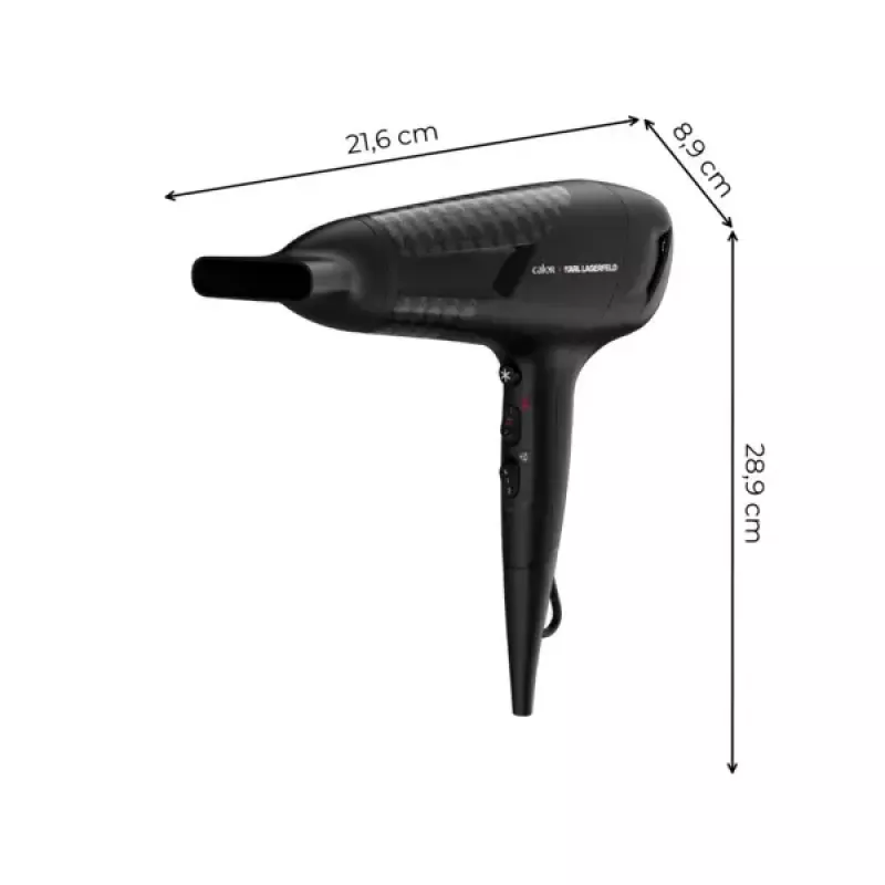 Rowenta X KARL LAGERFELD CV581L föön 2300 W Must