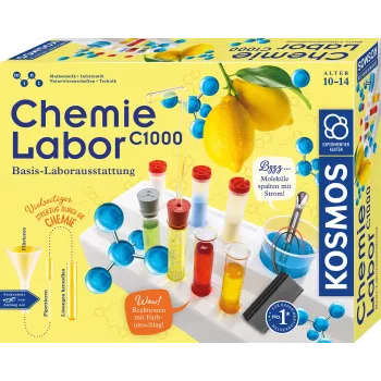 Kosmos Chemielabor C1000, katsete komplekt, keemia, 10 a