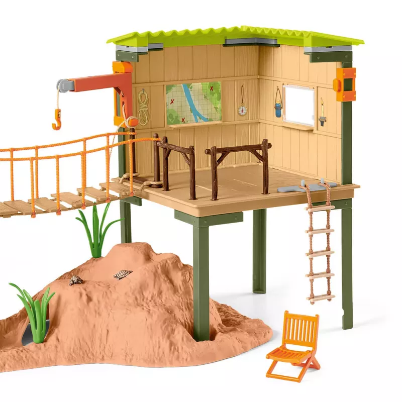 Zoo schleich WILD LIFE Ranger Adventure Station Mitmevärviline 3-8 aastat