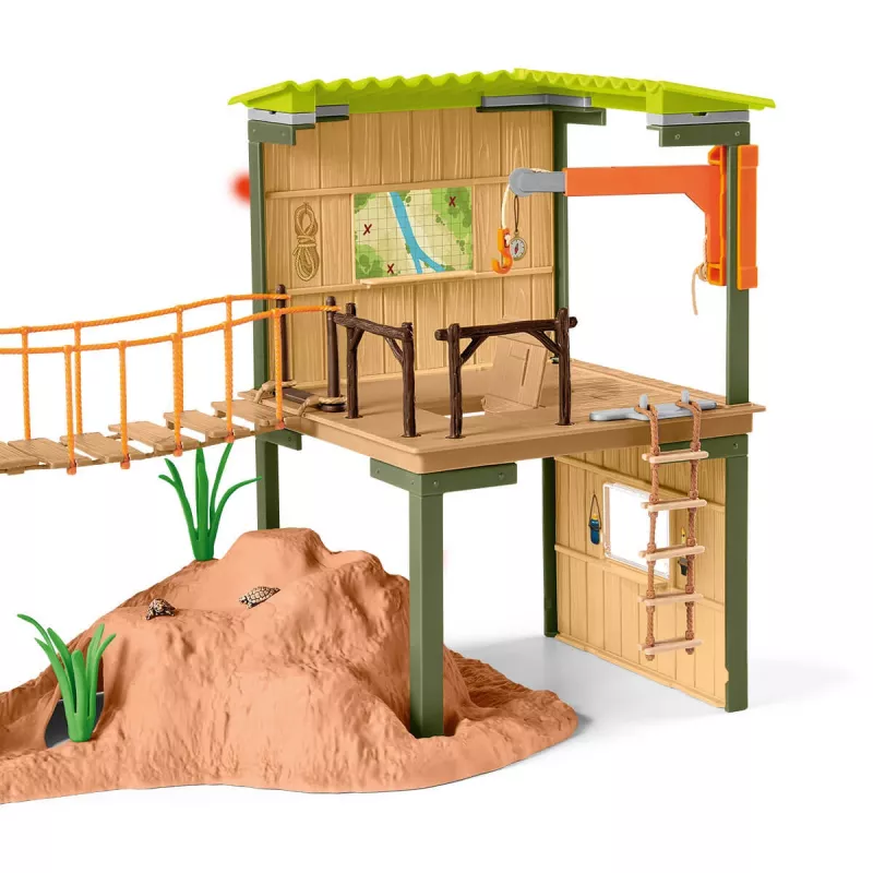 Zoo schleich WILD LIFE Ranger Adventure Station Mitmevärviline 3-8 aastat