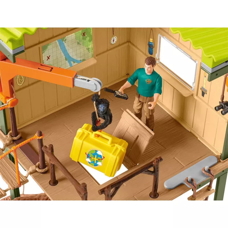 Zoo schleich WILD LIFE Ranger Adventure Station Mitmevärviline 3-8 aastat