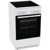 Gorenje GEC5A21WG vabalt seisev pliit Elektriline Keraamiline pliit Valge