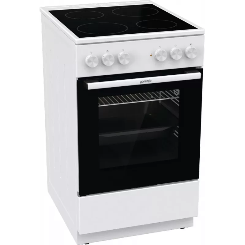 Gorenje GEC5A21WG vabalt seisev pliit Elektriline Keraamiline pliit Valge