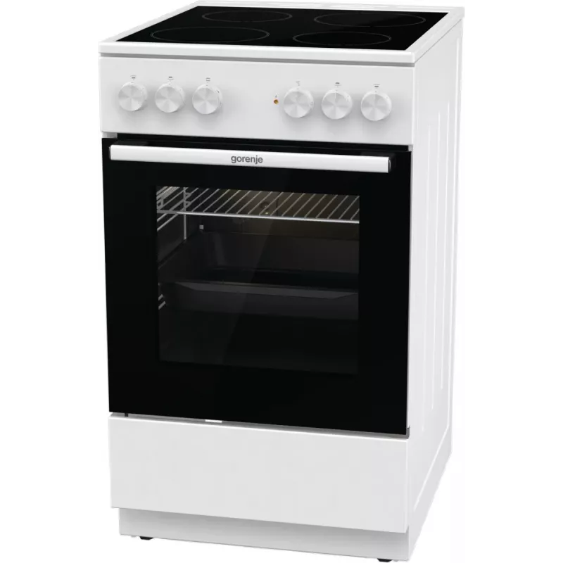 Gorenje GEC5A21WG vabalt seisev pliit Elektriline Keraamiline pliit Valge