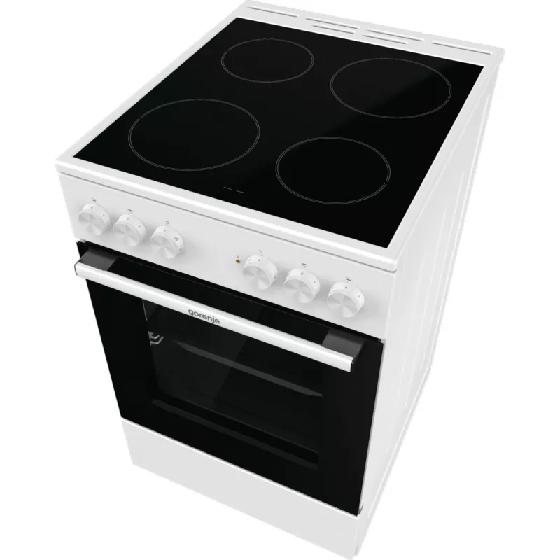 Gorenje GEC5A21WG vabalt seisev pliit Elektriline Keraamiline pliit Valge