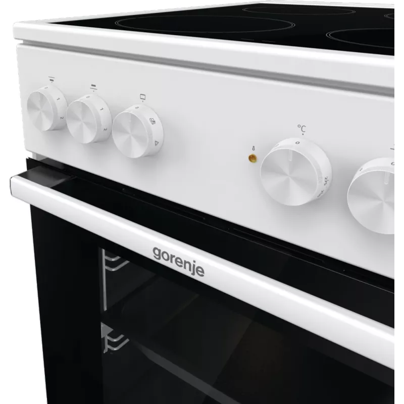 Gorenje GEC5A21WG vabalt seisev pliit Elektriline Keraamiline pliit Valge