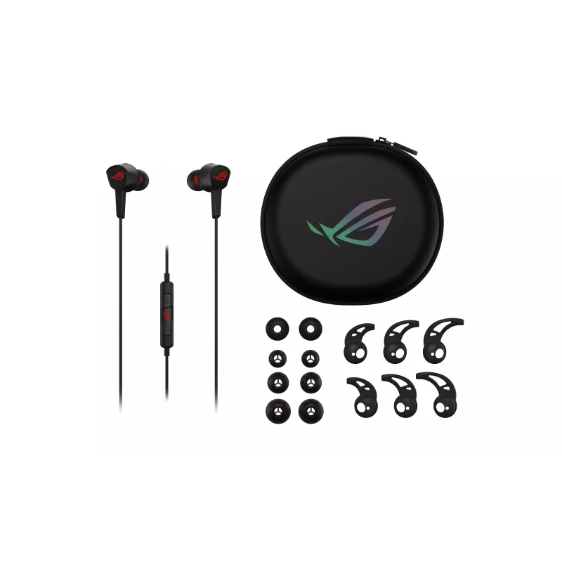ASUS ROG Cetra Core II Peakomplekt Juhtmega Kõrvasisene Mängudele Must