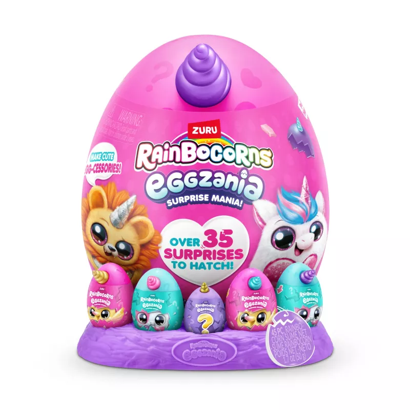 Mängufiguur Zuru Rainbocorns Eggzania Surprise Series 1 — sortimendist kogumisfiguur (üks tk)