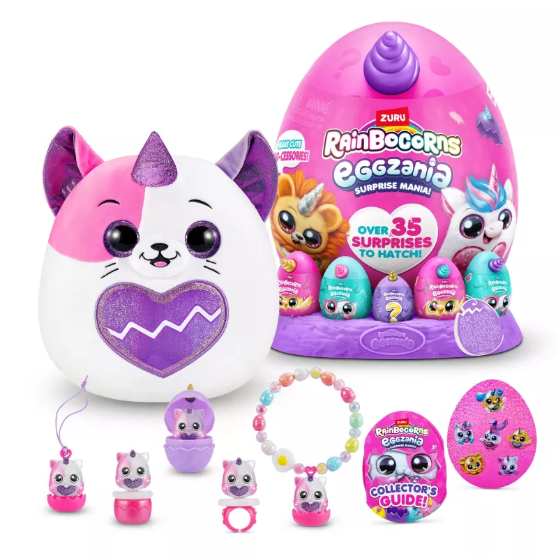Mängufiguur Zuru Rainbocorns Eggzania Surprise Series 1 — sortimendist kogumisfiguur (üks tk)
