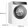 Bosch Serie 8 WGB244AW0 pesumasin eestlaetav 9 kg 1400 RPM valge