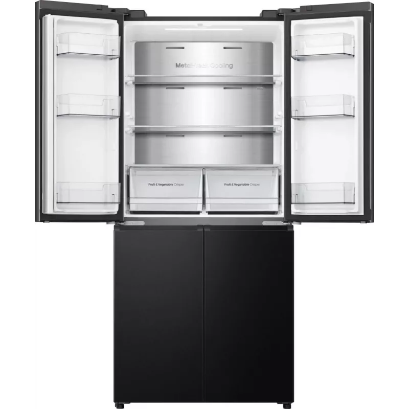 Hisense RQ5P470SAFD eraldiseisev 483 L must, roostevaba teras