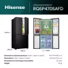 Hisense RQ5P470SAFD eraldiseisev 483 L must, roostevaba teras