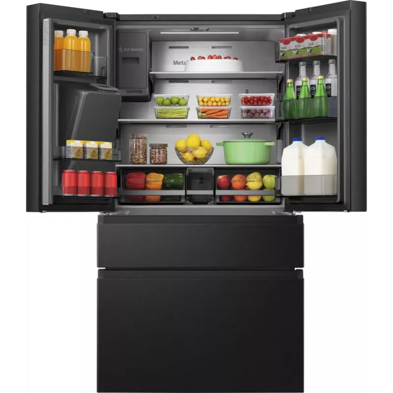 Hisense RF728N4SBFE külmik-sügavkülmik eraldiseisev 560 L Must