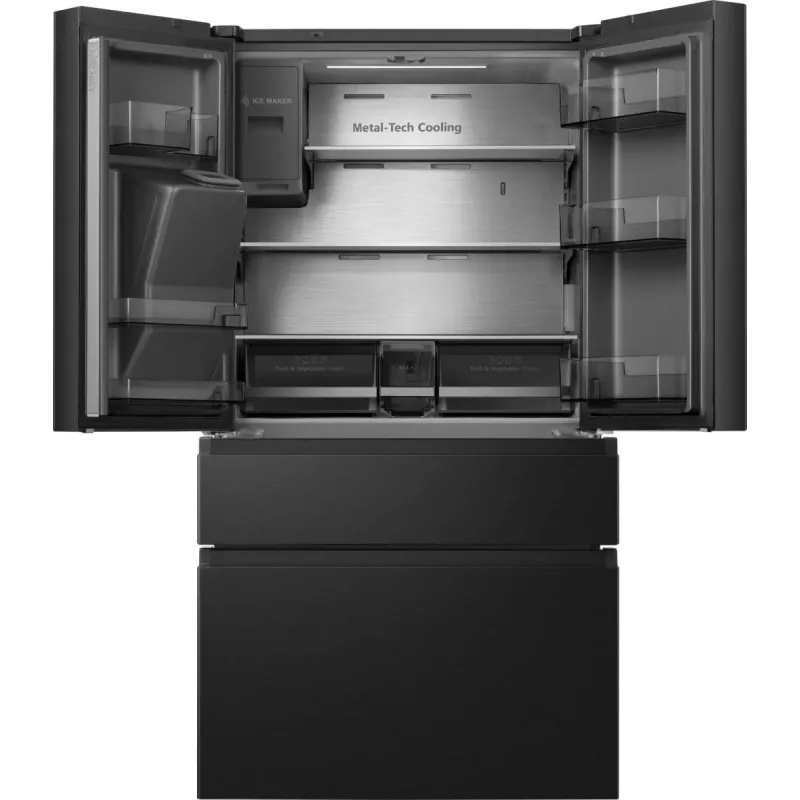 Hisense RF728N4SBFE külmik-sügavkülmik eraldiseisev 560 L Must
