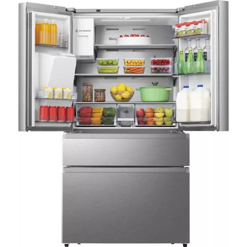 Hisense RF728N4SASE Eraldiseisev 560 L Roostevaba teras