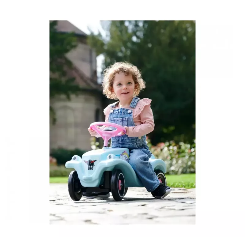 Sõiduauto BIG Bobby Car tõuketüüp 1 kasutaja 4 ratast Roosa Türkiis