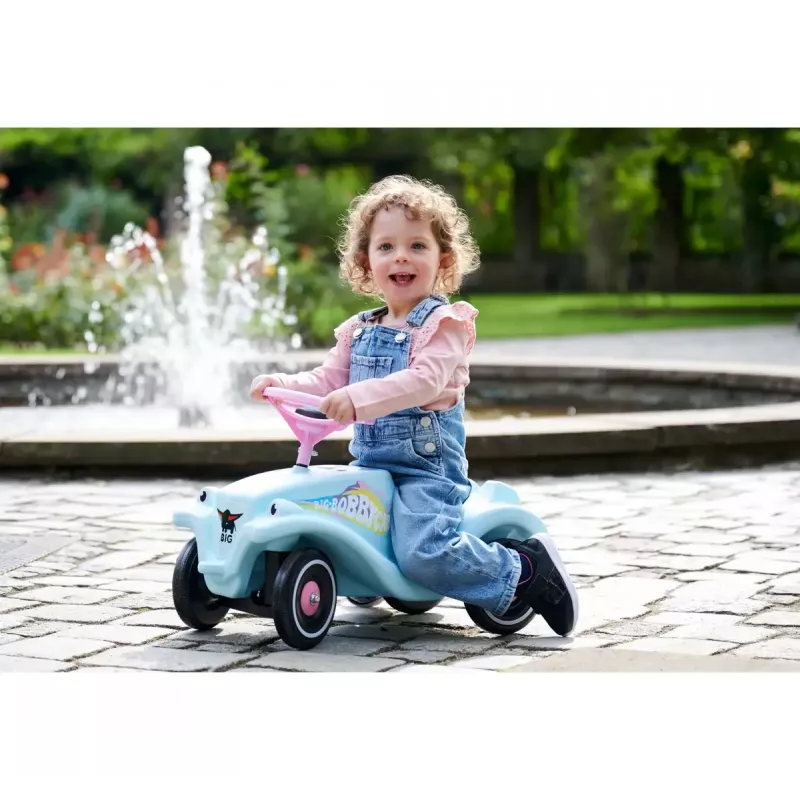 Sõiduauto BIG Bobby Car tõuketüüp 1 kasutaja 4 ratast Roosa Türkiis