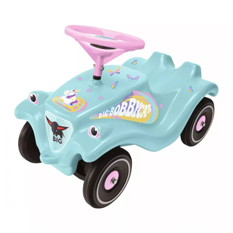 Sõiduauto BIG Bobby Car tõuketüüp 1 kasutaja 4 ratast Roosa Türkiis