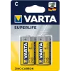 Varta Superlife C ühekordne tsink‑süsi aku, C suurus, 1,5 V, 50 mm