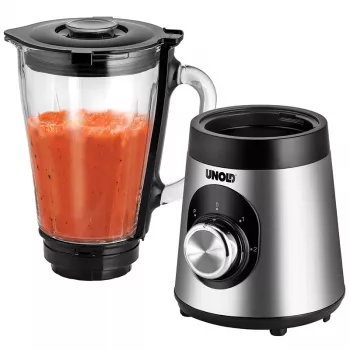 Unold Edel 1,5 L lauasegisti 500 W Must, Roostevaba teras, Läbipaistev