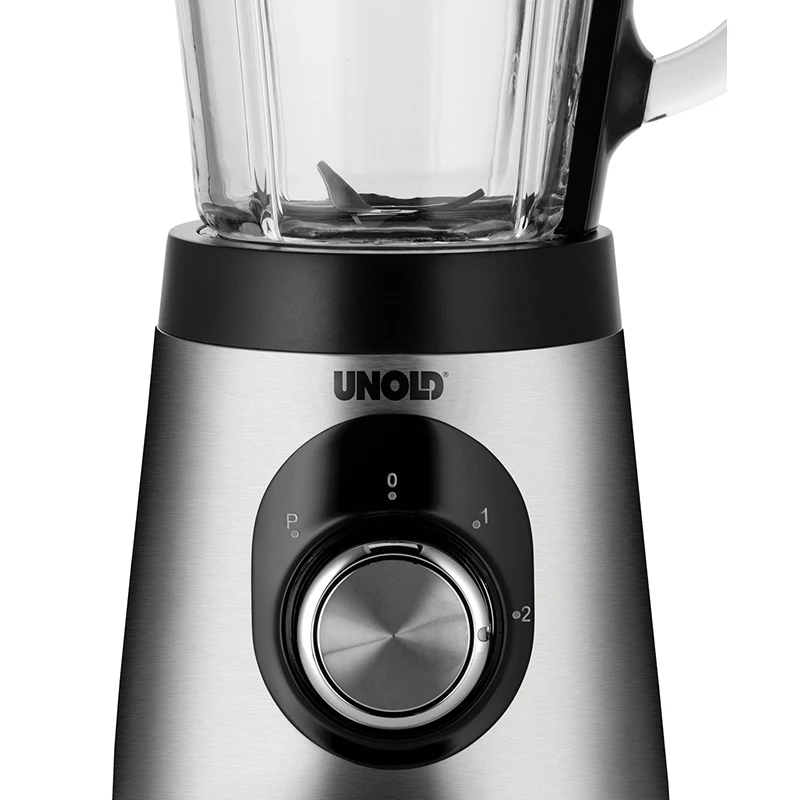Unold Edel 1,5 L lauasegisti 500 W Must, Roostevaba teras, Läbipaistev