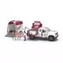 schleich HORSE CLUB Mobiilne loomaarst koos haagisega, Loom, Hobused, 5 a, Mitmevärviline