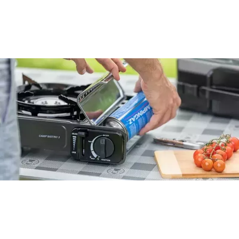 Kassetiga pliit Campingaz Camp Bistro 3, 1 keeduala, käsitsi juhtimine