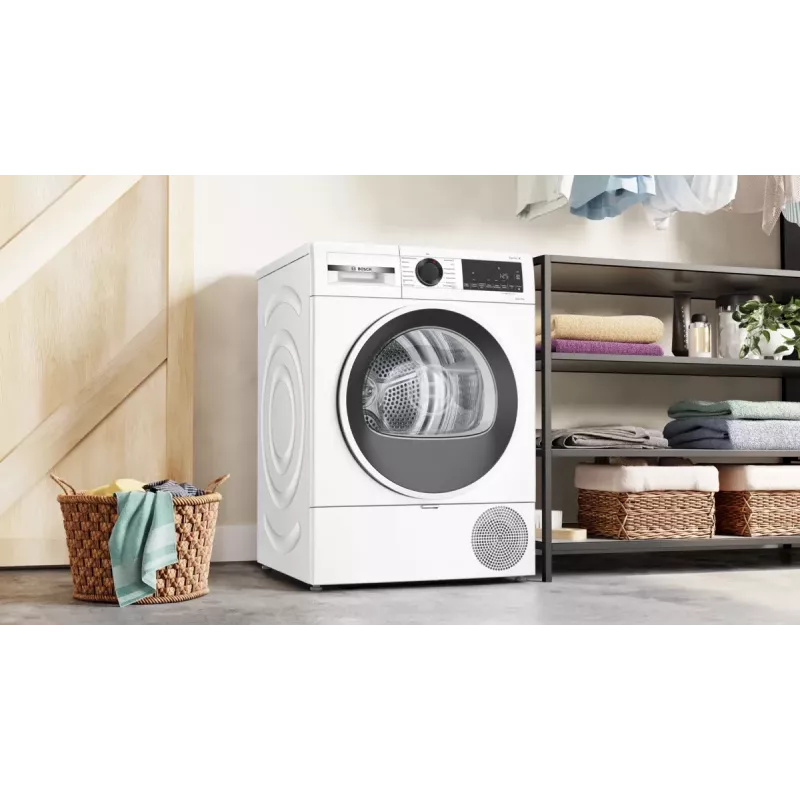 Bosch Serie 6 WQG241001 pesukuivatusrest Vabaltseisev Eestlaetav 9 kg Valge