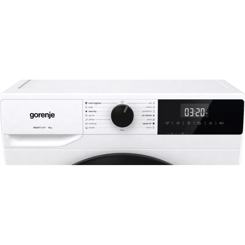 Gorenje DHNE83 pesukuivati eraldiseisev eesttäidetav 8 kg valge