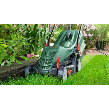Bosch UniversalRotak Walk behind lawn mower AC Green