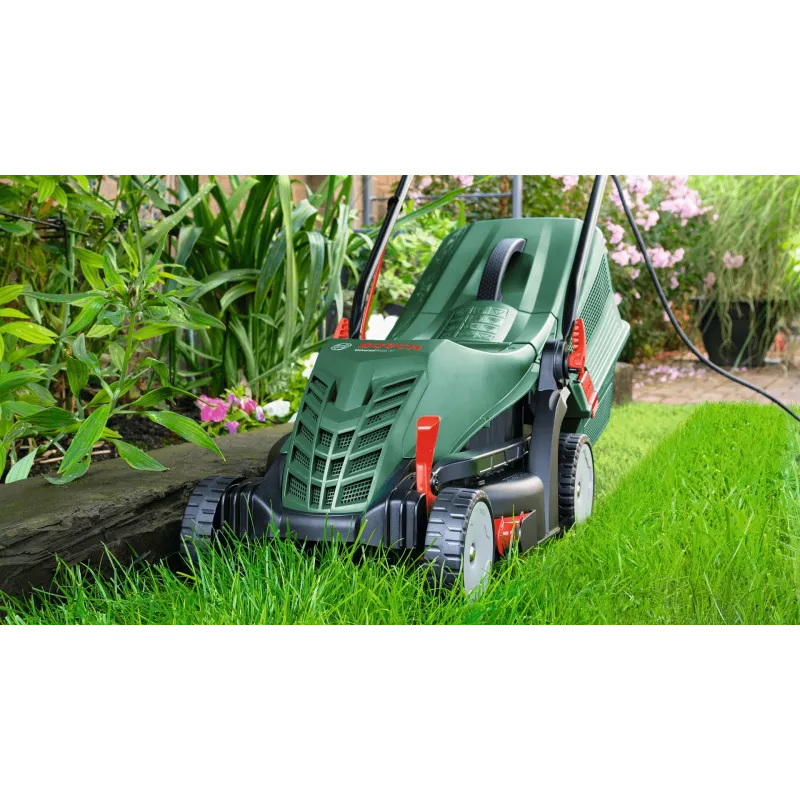 Bosch UniversalRotak Walk behind lawn mower AC Green