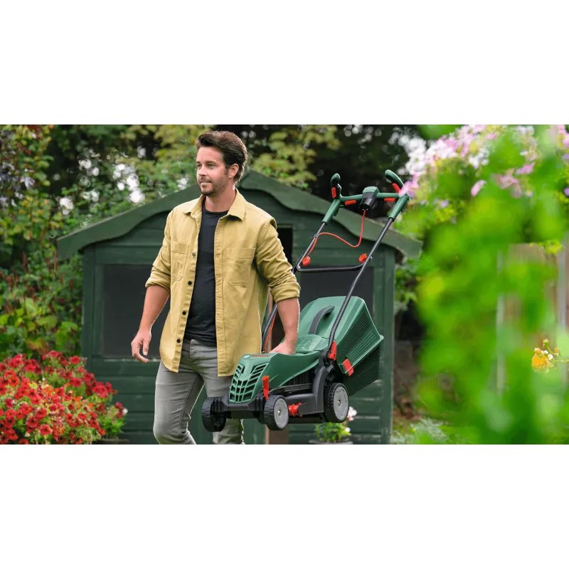 Bosch UniversalRotak Walk behind lawn mower AC Green