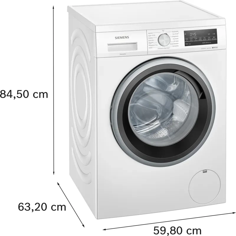 Siemens iQ500 WU14UT71 pesumasin eestlaetav 8 kg 1400 p/min valge