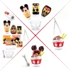 Mini Brands Create Disney Snacks Series 1 kapsel, Köök, 8 a, Patareid kaasas, LR44, Mitmevärviline