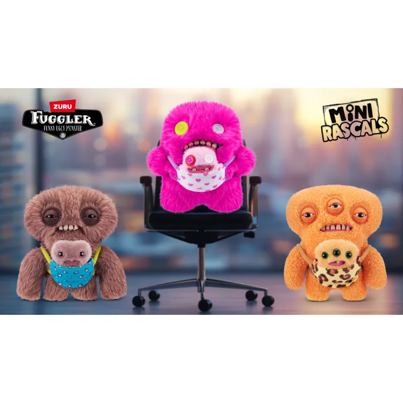 ZURU Fuggler Mini Rascals 9-tolline sortiment, seeria 1 (Double Trouble)
