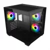 Fortron FSP Geh Mini S140 BA micro-ATX / M-ITX arvutikorpus, ARGB, must