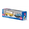 Mudelautode komplekt Siku VW T1 haagise ja VW Beetle'iga, eelkokkupandud 1:50, suurus 42×200×51 mm