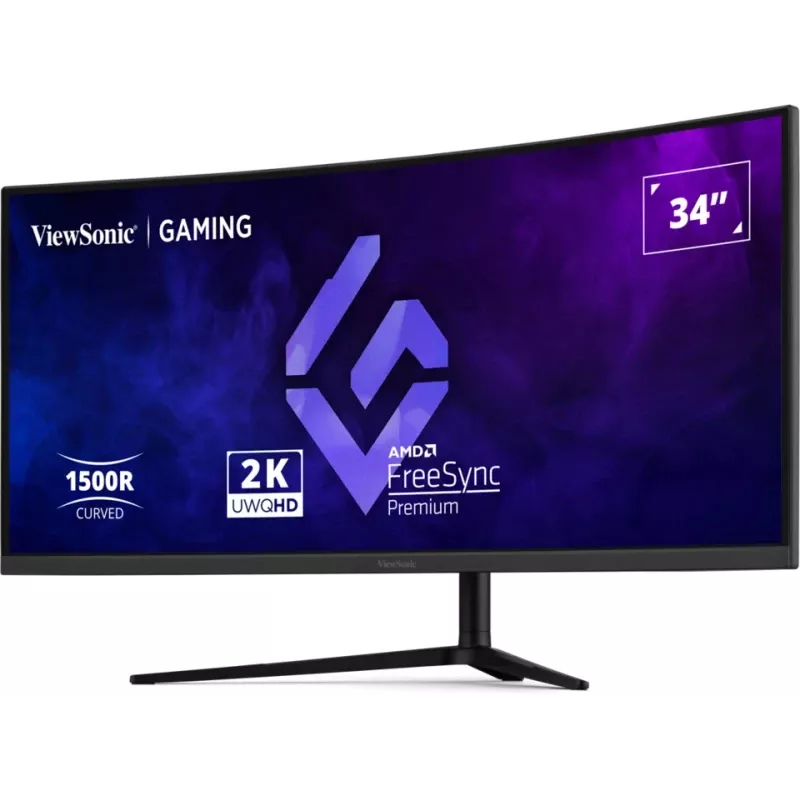 Viewsonic VX3418C-2K arvutimonitor 86.4 cm (34 tolli) 3440 x 1440 pikslit UltraWide Quad HD Must