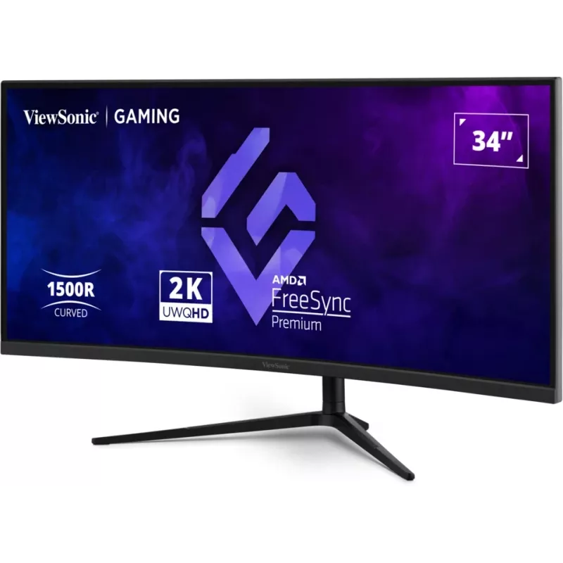 Viewsonic VX3418C-2K arvutimonitor 86.4 cm (34 tolli) 3440 x 1440 pikslit UltraWide Quad HD Must