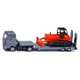 Siku MAN veoauto buldooseriga, Veoauto/haagise mudel, 1:87, MAN, Hall, Punane, Hiina