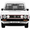 Mudelikomplekt mõõtkavas 1:12 Cobi Volkswagen Golf GTI 1976–1983 Executive Edition — detailne ehitatav koopia
