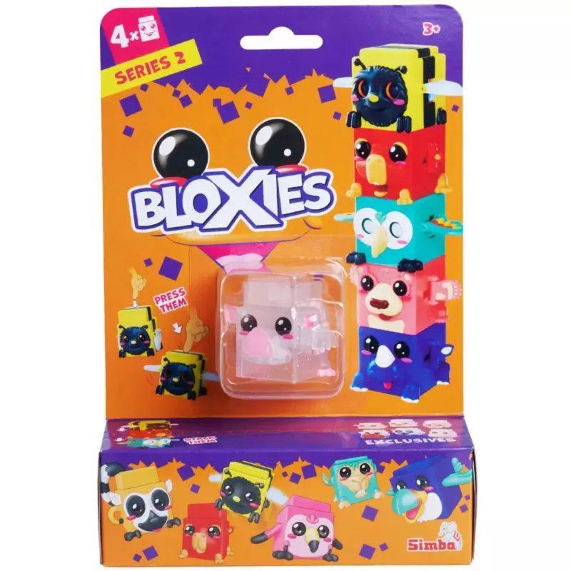 Mängufiguuride pakk, Simba-Dickie Bloxies Series 2 — Seguvalik, 4 figuuri