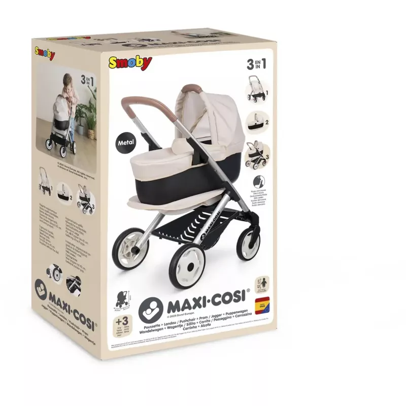 Nuku käru 3-ühes Simba-Dickie Smoby Maxi-Cosi beež