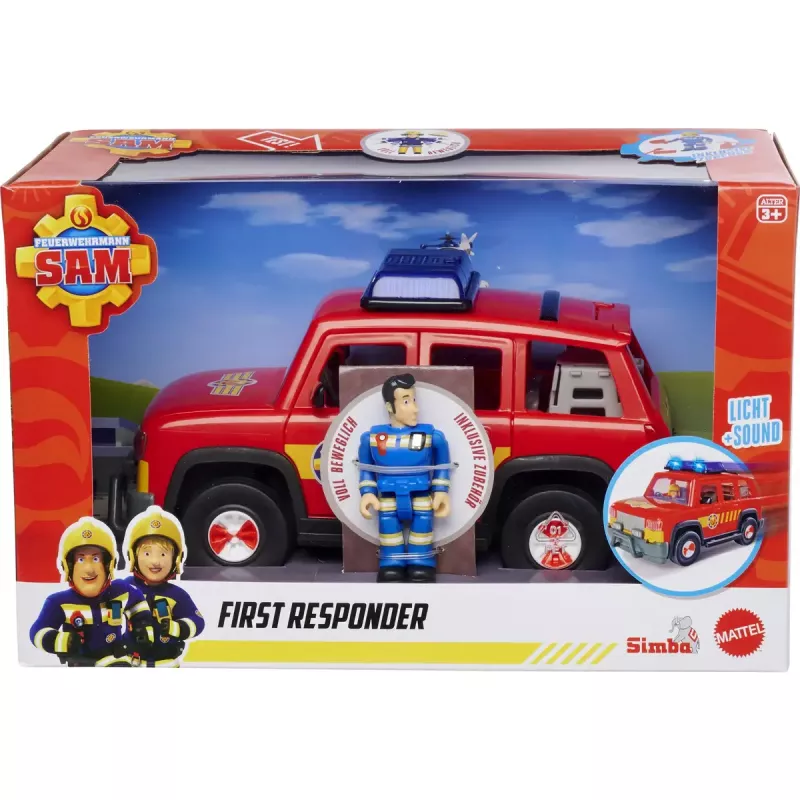 Mänguauto Simba-Dickie Fireman Sam First Responder Vehicle – mängukomplekti sõiduk päästemissiooni rollimänguks